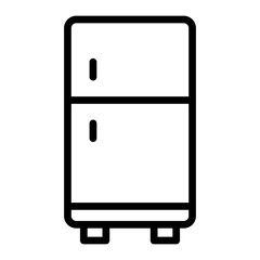 Fridge Vector Flat Icon Design