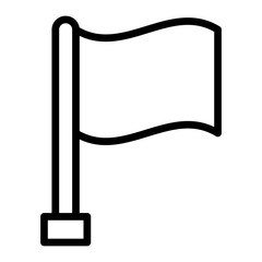 Flag Vector Flat Icon Design