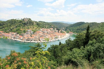 Obraz premium Novigrad and the Novigrad sea, Croatia