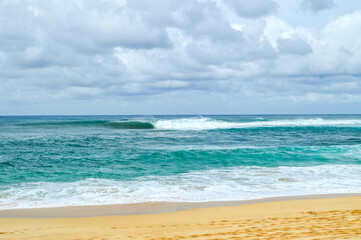 Strand, Küste von Hawaii, Insel Kauai 