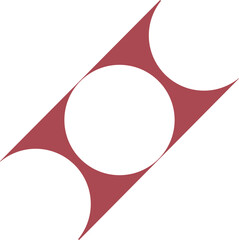 background with red ribbons