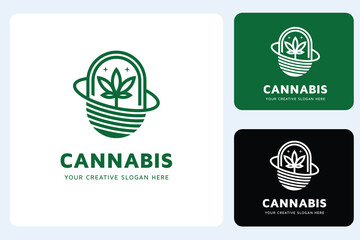 Cannabis Logo Design Template
