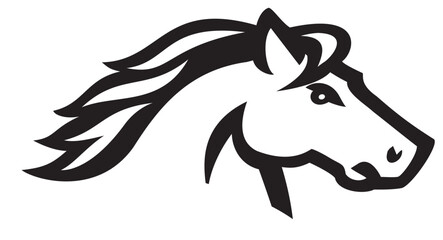 horse head illustration