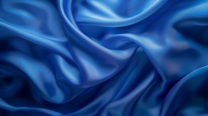 Obraz premium blue silk background