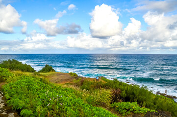 Strand, Küste von Hawaii, Insel Kauai 