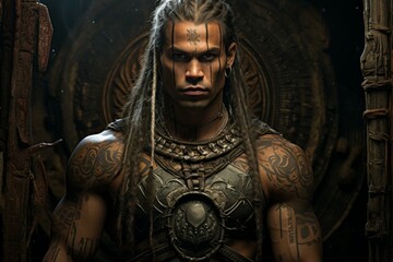 A relentless and indomitable warrior, known for their unwavering resolve and unwavering loyalty. - Generative AI
