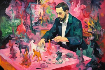 A cunning and strategic tactician, devising intricate battle plans and outsmarting opponents. - Generative AI