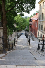 Beautiful Stockholm Sweden. Here the stairs between down at Högbergsgatan and up to Kvarngatan