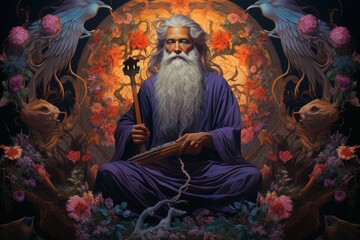 A wise and revered elder, sought after for their sage advice and profound wisdom. - Generative AI