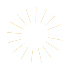  An abstract isolated retro boho sunburst shape design element.