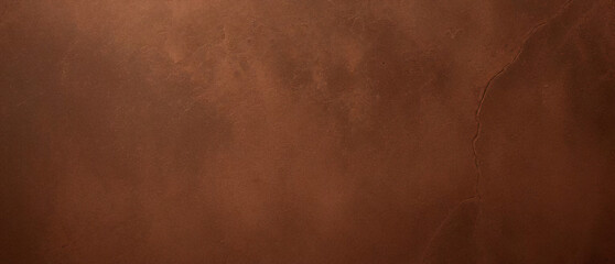 Naklejka premium Brown background with grunge texture, watercolor painted mottled brown background with vintage marbled textured design on cloudy sepia brown banner, distressed old antique parchment