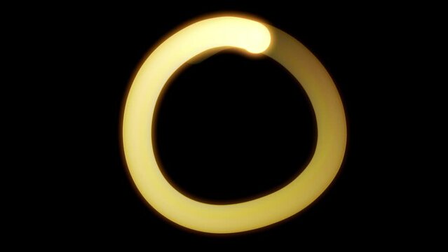 Light Painting Element - Circle Outline Stroke