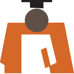 person holding a sign