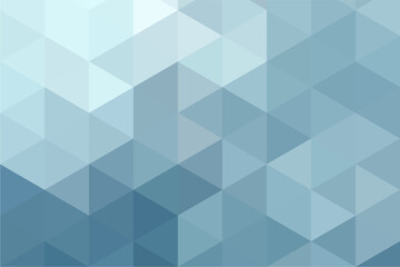 Obraz premium Gradient mosaic blue background. Geometric abstract soft tone pixel background. Low poly background. 