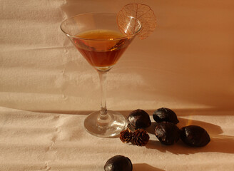 black and white wine