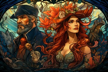 A legendary and feared pirate captain, commanding a crew of cutthroats and plundering the high seas. - Generative AI
