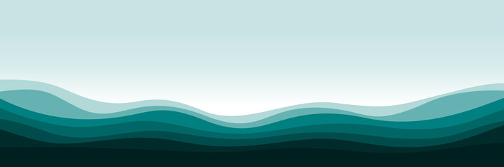 modern gradient wave pattern minimalist vector illustration good for web banner, ads banner, booklet, wallpaper, background template, and advertising	