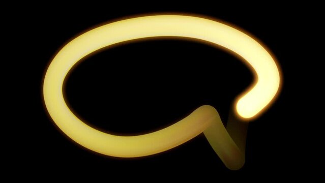 Light Painting Element - Speech Bubble