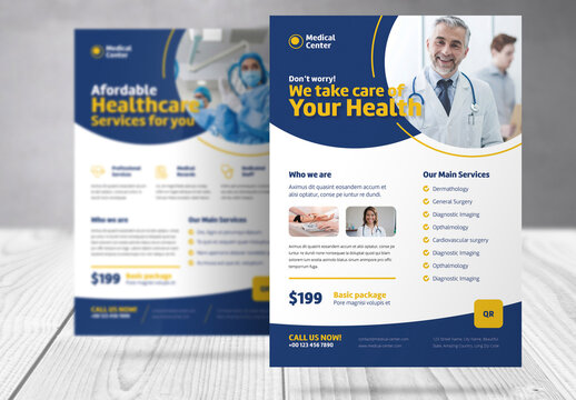 Medical Healthcare Business Flyer Template