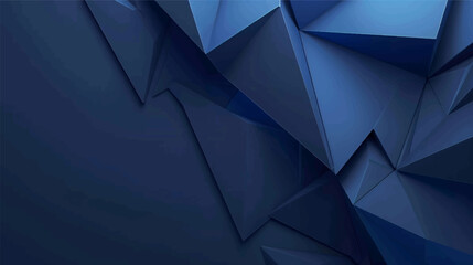 Obraz premium Blue crystal abstract background. Black Friday Sale concept. Fantastic neon wallpaper. Glowing crystals illustration. Luxury elegant dark navy blue style for poster, cover, print, artwork