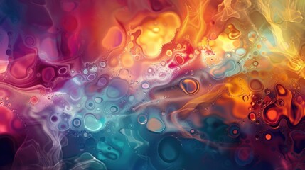 Fototapeta premium Artistic Background with Blurry Light and Colorful Abstract Design