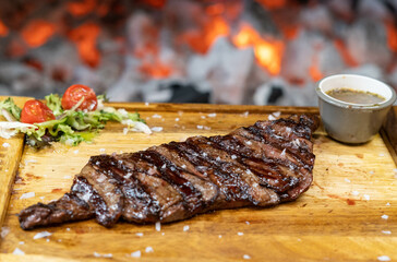 Cortes de ternera argentina de calidad suprema, a la brasa.