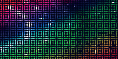 Abstract banner with blue dots vector illustration