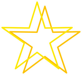 Star line icon. Vector illustration.	