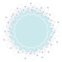 Shape star-label style princess. Vector illustration.	