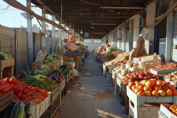 Middle eastern market fresh fruits vegetables arab bazaar tourist attraction delicious food rich culture vendor shop souvenirs street life groceries buying selling buy sell goods antique trade