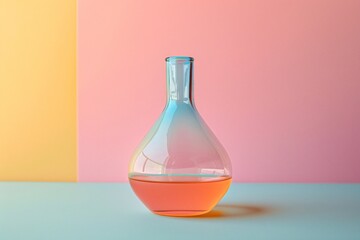 Liquid in glass vase