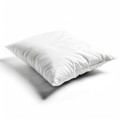 Obraz premium High-quality image of a soft pillow isolated against a white background.