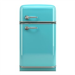 High-quality image of a stylish refrigerator isolated against a white background.