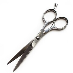 Obraz premium High-resolution image of a pair of scissors isolated on a white background.
