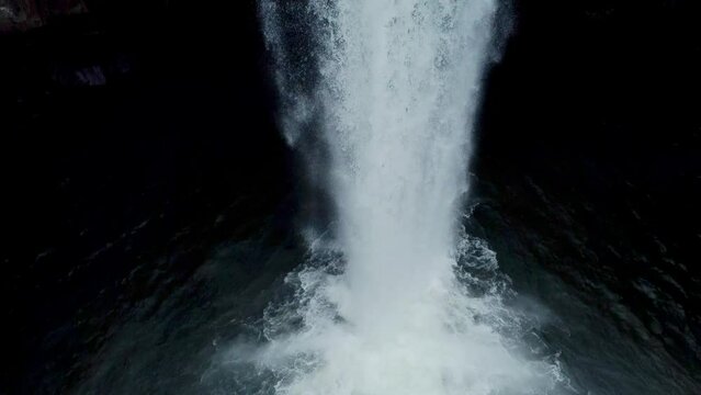 Overlooked Splendor: Aerial Panorama of Desota Falls, Alabama