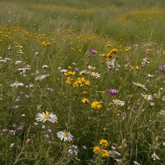Fototapeta premium field of daisies