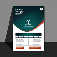 Business brochure flyer template 