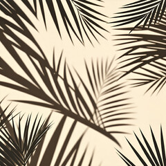 Obraz premium seamless palm pattern