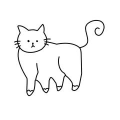 cute cat doodle