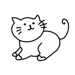 cute cat doodle