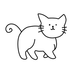 cute cat doodle