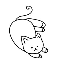 cute cat doodle