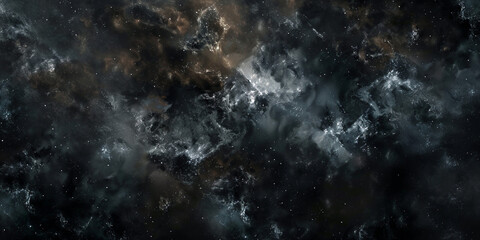 Dark nebula texture, black and dark gray