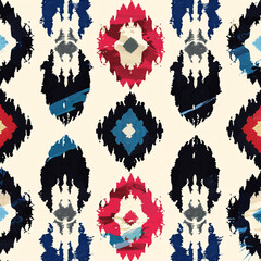 The ikat pattern is a mesmerizing display of craftsmanship, characterized by its intricate designs and vibrant colors. Originating from various cultures around the world, this ancient dyeing technique