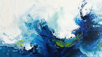Abstract oceanic background with blue and green tones