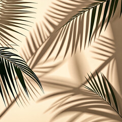Obraz premium palm leaves background