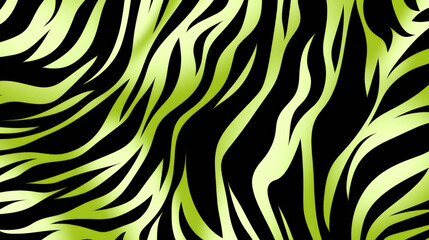 Green and Black Zebra Print Background