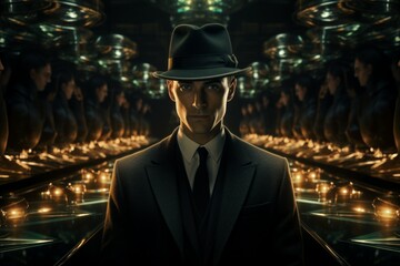 A cunning and manipulative spy, gathering information and infiltrating enemy ranks. - Generative AI