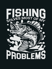 Fishing T-Shirt Design
