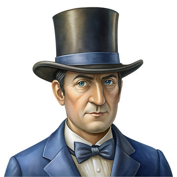 recommend clip art: hand drawn top hat silhouette set